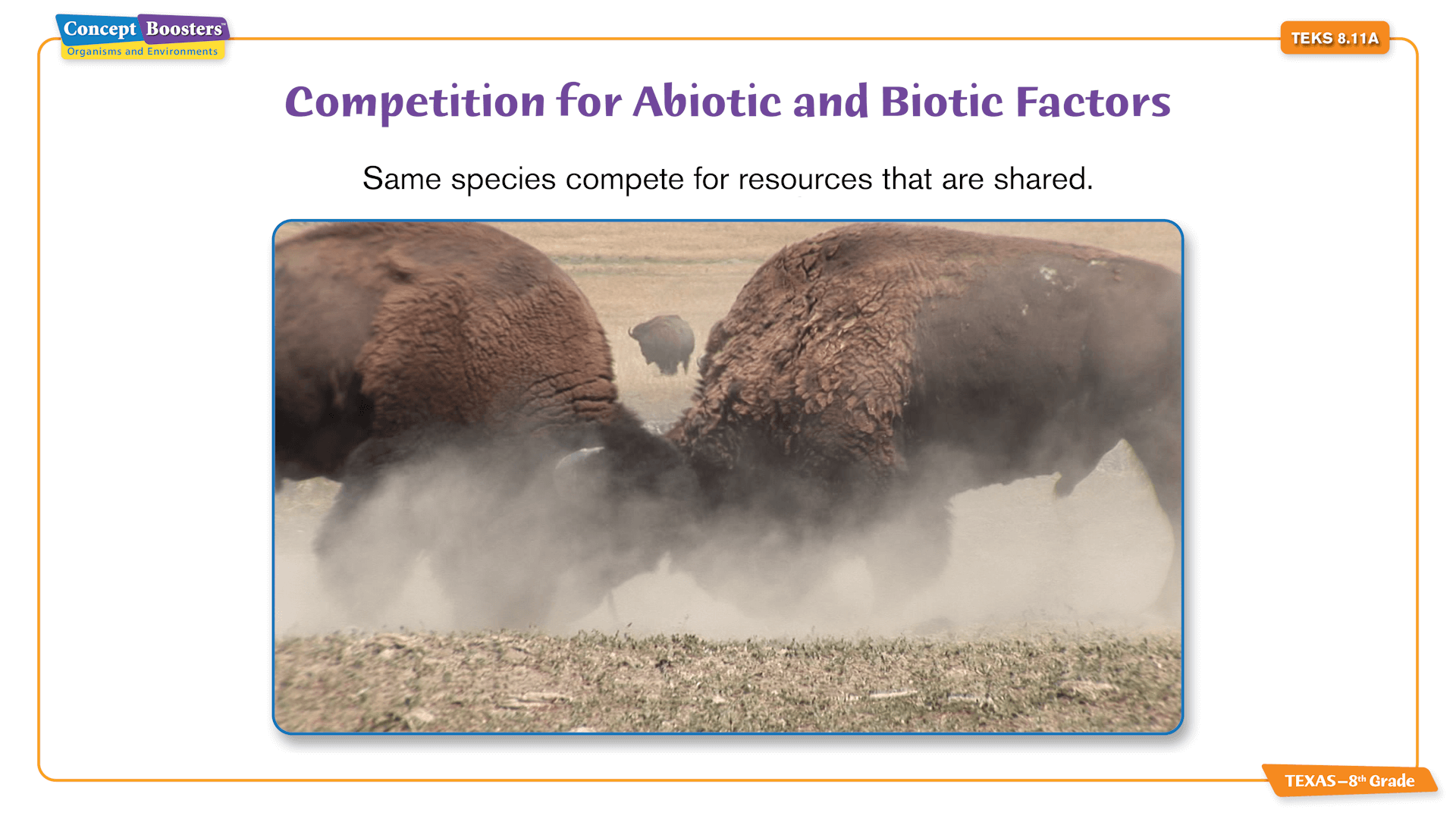 competition for abiotic and biotic factors