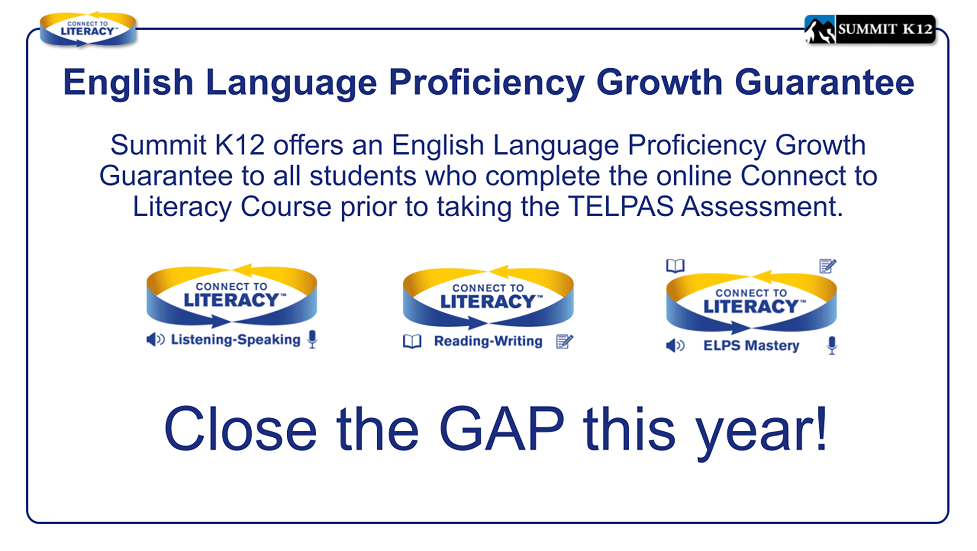 English Language Proficiency Growth Guarantee