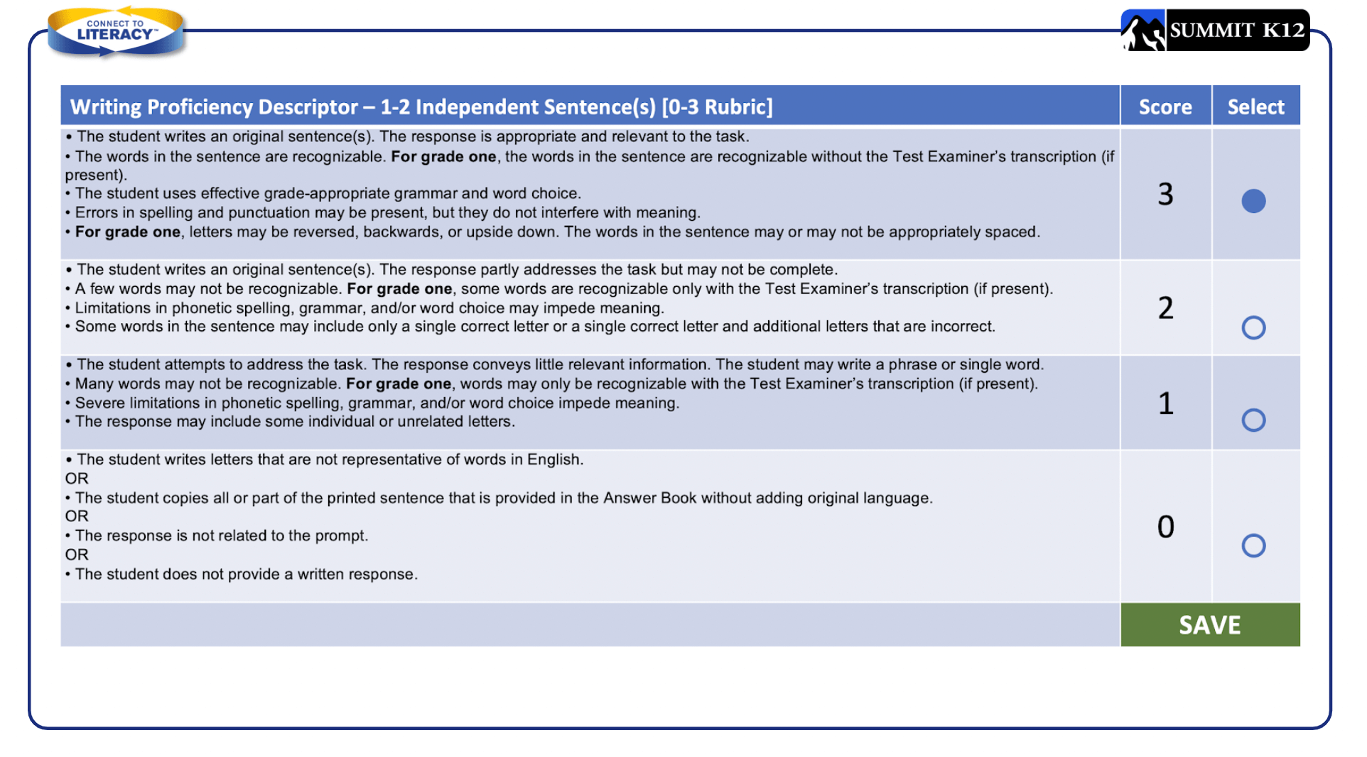 elpac form assignment