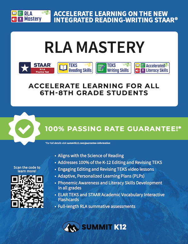 6th-8th Grade RLA Mastery & STAAR® Review