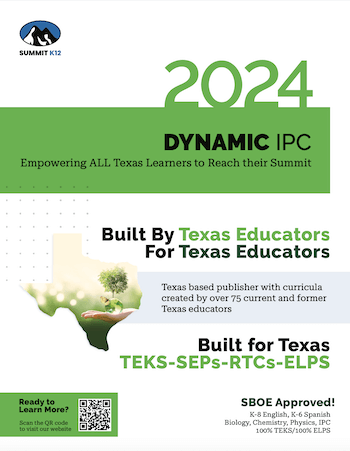 2024 dynamic science adoption texas resources