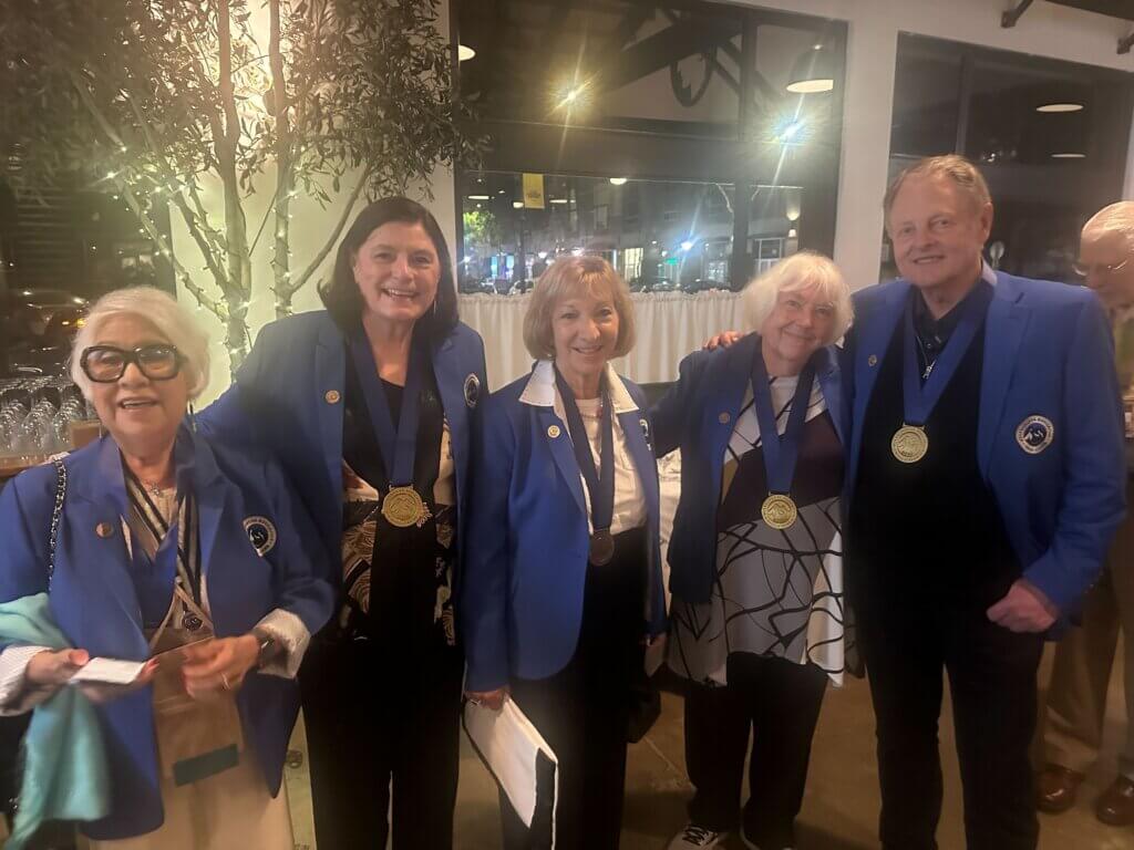 Multilingual Education Hall of Fame Inductees Margarita Calderón, Kathy Escamilla, Margo Gottlieb, Alma Flor Ada, and Jim Cummins.